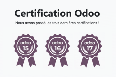 Certification Odoo obtenue par Covaltis